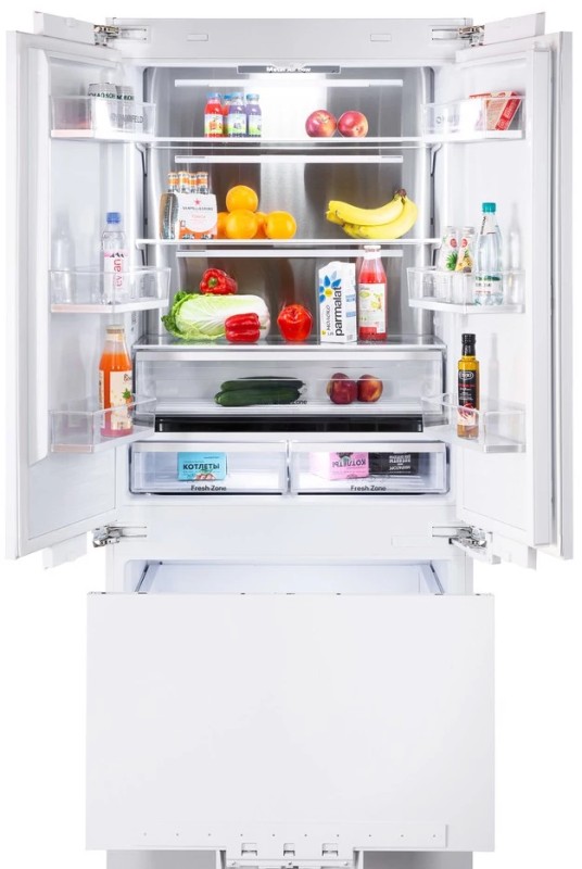 Встраиваемый холодильник MAUNFELD MBF212NFW2 Inverter RU