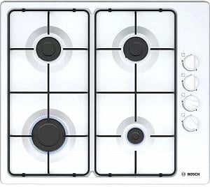 Газовая варочная поверхность Bosch PBP6C2B82O RU, белая